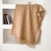 Bufanda Jacquard de Doble Cara Estilo Cruzado Simple para Mujer Otoño Invierno Engrosada para Viajar Estilo Old Money de Alta Gama Chal Grande En Stock