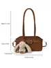 Bolso Boston Retro de Mano de Nicho Estilo Coreano para Mujer, Nuevo Modelo Primavera 2026, Bolso de Hombro y Axila de Alta Gama y Elegante