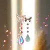 PDD Transfronterizo Producto Nuevo Corona de Diamantes de Colores Estrella Luna Mariposa Girasol Atrapasueños Joyería para Jardín