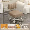 Taburete Pequeño con Ruedas, Taburete Bajo con Ruedas Giratorias, Taburete para Niños Pequeños para Uso en Casa, Silla Rodante Perezosa, Silla Pequeña de Moda, Banco Famoso en Internet