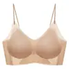 Sutiã Sem Costura Ultra Fino de Seda de Gelo com Costas Bonitas para Mulheres com Seios Grandes, Confortável, Efeito Push-Up e Suporte, Sem Aro, Respirável e Fresco