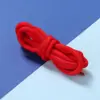 En stock cordón redondo al por mayor poliéster 32 bobinas cifrado cuerda redonda cordón de zapatilla de montañismo para papá cordón de zapatilla de baloncesto un par