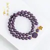 Dropshipping Atacado Pulseira Mais Vendida Contas de Incenso Pulseira de Medicina Tradicional Chinesa Flor Círculo Duplo Pulseira Criativa Novo Estilo Chinês Acessórios