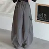 Pantalones de trabajo de primavera y otoño para niñas, nuevo estilo 2026, pantalones casuales para niñas pequeñas y mayores, pantalones anchos holgados estilo coreano
