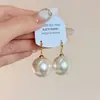 Pendientes de Perla Grandes para Mujer, Gama Alta, Lujo Accesible, Adecuados para Pendientes de Verano 2025 Pendientes Nuevos, Accesorios de Pendientes Blancos
