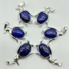Venta Caliente Transfronteriza Joyería Europea y Americana Accesorios para Collares Cristal Natural Ágata Piedra Preciosa Colgante de Pingüino Aleación Accesorios Ecológicos