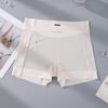 Calça de Segurança Anti-Exposição de Seda de Gelo Tamanho Grande 100kg Roupa Íntima Feminina Algodão Puro 10A Virilha Antibacteriana Sem Costura Boxer de Base Verão