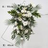 Lugar de Bodas Mori Arreglo Floral Arreglo para Banquete de Bodas Flor de Seda Arreglo Floral Decorativo de Hotel Ruta de Simulación Set Floral para Bodas