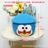 Cesta de Almacenamiento para Pastel de Muñeca Divertida Juguetes para Niños Cesta Tejida de Cuerda de Algodón de Dibujos Animados Caja Organizadora de Bocadillos para Escritorio de Sala de Estar
