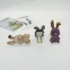 Soporte de Teléfono de Conejo Dibujo Animado Conejito Colorido Pegatina Trasera Soporte Plegable al por Mayor Accesorios para Teléfono Femeninos Fábrica