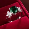 Anel de Borboleta Dupla Elegante e Doce com Zircônia Redonda, Exquisito Versátil Anel Feminino de Cobre Puro Joias Atacado Fornecimento Transfronteiriço