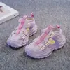 Sandalias Deportivas para Niños 2026 Nuevo Modelo de Verano para Niñas, Zapatos de Playa Transpirables con Suela Suave, Punta Cerrada Hueca Casual Tipo Papá