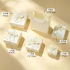 En Stock Caja de Joyería con Tapa y Base de Moño Caja de Almacenamiento para Pulseras y Collares Exquisita Caja de Regalo para Empaque de Joyería de Aretes Wholesale