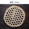 Feito à Mão Bambu Tecido Hexagonal Bambu Óleo Antiaderente Pequeno Cozinhar a Vapor 6 Orifícios de Olho Borda Hexagonal Cogumelo de Bambu Tapete de Malha de Bambu