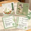 Tarjetas Personalizadas del Festival del Bote del Dragón, Tarjetas de Instrucciones de Comida Zongzi Estilo Chino, Decoraciones para Cajas de Regalo, Diseño e Impresión de Tarjetas de Felicitación