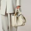 Bolsos Cruzados de Verano para Mujer, Bolso Cubo Nuevo de Moda Versátil de Este Año, Bolso de Mano Tote de Cuero Genuino de Diseñador Nicho