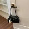 Bolso de Hombro Nuevo Patrón de Diamantes Oso Colgante para Mujer Primavera 2026, Bolso de Hombro Versátil de Moda, Bolso de Mano de Lujo Ligero para Viajes