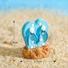 Decoración de Micro Paisaje Tabla de Surf Velero Concha Marina Ave Marina Adornos Serie Playa Oceánica Costera Adornos Pequeños Hechos a Mano