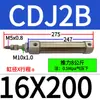 Mini Cilindro Tipo Pluma de Acero Inoxidable Mini Pequeño CDJ2B CDJ2D16 10X15 Construcción Otro