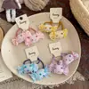 Fofa Faixa de Cabelo de Tecido Doce Infantil Nova Acessórios de Cabelo para Meninas Doces Nova Faixa de Cabeça de Alta Qualidade Elástico Corda de Cabelo