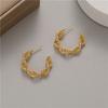 Aretes Jiexing Invierno Joker Plata S925 Encaje Calado Aretes Letra C Aretes Multicapa de Estrella Venta al por Mayor