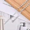 Corrente Prata 925 Lua Branca Peça Dupla Renda Colar Duplo Lábio Corrente Clavícula Cruzada Amazon Fronteira