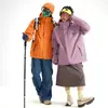 Chaqueta de Montaña Petite para Mujer Estilo Similar Luotuo Tres en Uno Desmontable 2025 Nueva Cortavientos Impermeable Cálida para Hombre