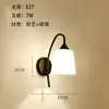 Lámpara de pared de fondo de cristal para sala de estar escandinava con asta de ciervo, moderna, americana, simple, para pasillo, escalera, dormitorio, mesita de noche