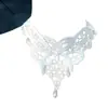 Nuevo Collar de Encaje Mariposa Encaje Clavícula Nightclub Boda Sexy Cuello Collar Blanco Falso Collar Accesorios Versátil