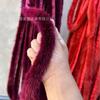Lã de vison criptografia 2,8 cm cheongsam acessórios de vestuário chinês lã DIY núcleo lã de vison borda longa