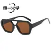 Nuevas Gafas de Sol Cuadradas Estilo Coreano Doble Puente Gafas Gafas de Sol Hombres Sensación de Alta Gama Protección UV Protección Solar