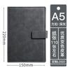 En stock Cuaderno de negocios con hebilla A5 B5, suministros de oficina sencillos, caja de regalo, bloc de notas, logotipo personalizable
