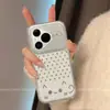 Adecuado para fundas de teléfono Huawei Pura 80 y Huawei Pura 90 Pro Max, nuevo estilo coreano para mujer con lunares y líneas de gato