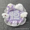 Mercancía de Celebridades Etiquetas de Nombre Reflectantes Tela No Tejida Productos Terminados DIY Soporte para Fans Mini Llaveros Colgantes para Mochilas Concierto