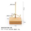 Expositor de nogal Wenwan con base de madera maciza, expositor universal de minerales de cristal transparente, expositor decorativo de piedras raras.