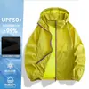Ropa de Protección Solar de Verano Chaqueta Delgada Abrigo para la Piel Ropa de Protección Solar Upf50+ Ropa de Protección Solar Nailon Anti-UV Serie de Montaña