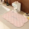 Tapete Drenante para Bancada de Cozinha, Tapete para Barra de Louças, Porta-copos Absorvente Dopamina, Jogo Americano de Mesa de Jantar, Jogo Americano Colorido Isolante com Controle de Água