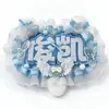 Nombre de la etiqueta de soporte de fábrica de origen producto terminado DIY reflectante tela no tejida bolso creativo charm decoración colgante para concierto de celebridades