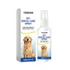 Spray Oral para Mascotas Yegbong Cuidado Suave y Limpieza para Dientes y Eliminación de Mal Olor en Mascotas, Limpieza Diaria para Gatos y Perros