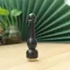 Calabaza de Sándalo Estilo Flor de Loto Pequeña Ojo Creativo Masajeador Cabeza de Cuerno Palo de Masaje Facial Punto de Tendón Acupunto Cuidado de la Piel