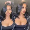 Peruca de comércio exterior transfronteiriça moda europeia e americana renda frontal renda cabelo cacheado onda grande África quente touca de renda frontal
