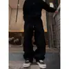 Pantalones de trabajo para hombre, colección de primavera, pierna recta, estilo callejero americano, corte holgado, adecuados para actividades al aire libre, deportes y uso casual en primavera y otoño