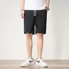 Pantalones cortos deportivos para hombre de verano, seda de hielo, secado rápido, pantalones de cinco puntos para niños, nuevos y modernos 2024, holgados, pantalones de running para hombre