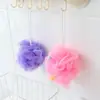 Esfera de Esponja Grande para Baño, Flor de Baño de Nailon Colorida para Frotar la Espalda, Flor de Baño de Esponja con Partículas de Gelatina, Artículos de Baño