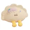 Almofada de Dumpling Fofa de Desenho Animado Brinquedo de Pelúcia Divertido Boneca de Comida Artificial Boneca de Pano Calmante Boneca de Dormir para Mulheres