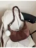 Bolsa Dumpling da Moda para Mulheres Outono e Inverno 2025 Coreana Ins Simples Versátil Bolsa de Ombro Nicho Tendência Bolsa Transversal