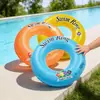 Anillo de Natación de una Sola Capa Listo para Usar para Niños con Diseño de Cáñamo Suministros para el Agua Flotador Inflable de PVC para Axilas