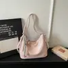 Bolsa de Grande Capacidade para Mulheres 2026 Primavera Nova Estilo Coreano Casual Couro Macio Bolsa de Ombro Transversal para Trabalho e Deslocamento Bolsa Tote
