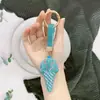 Llavero de Diamante Bolso Colgante DIY Regalo Pequeño Helado Personalizado Llavero de Coche Versátil Accesorios Coloridos