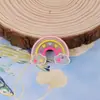 Acessórios de Joias DIY Arco-Íris Desenho Animado Materiais Capas de Celular Feitas à Mão Adesivos para Geladeira Acessórios de Borracha Macia PVC Acessórios de Cabelo